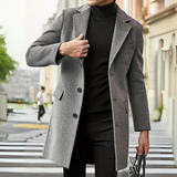 Cappotto formale lungo isolato per uomo