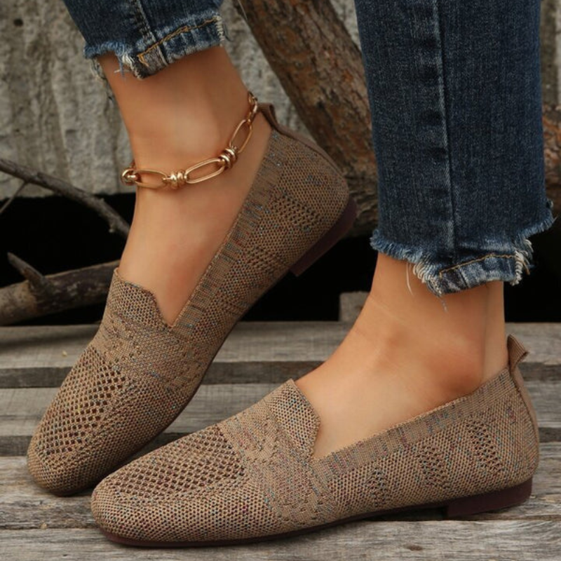 Knit Slip-On Loafers for Women