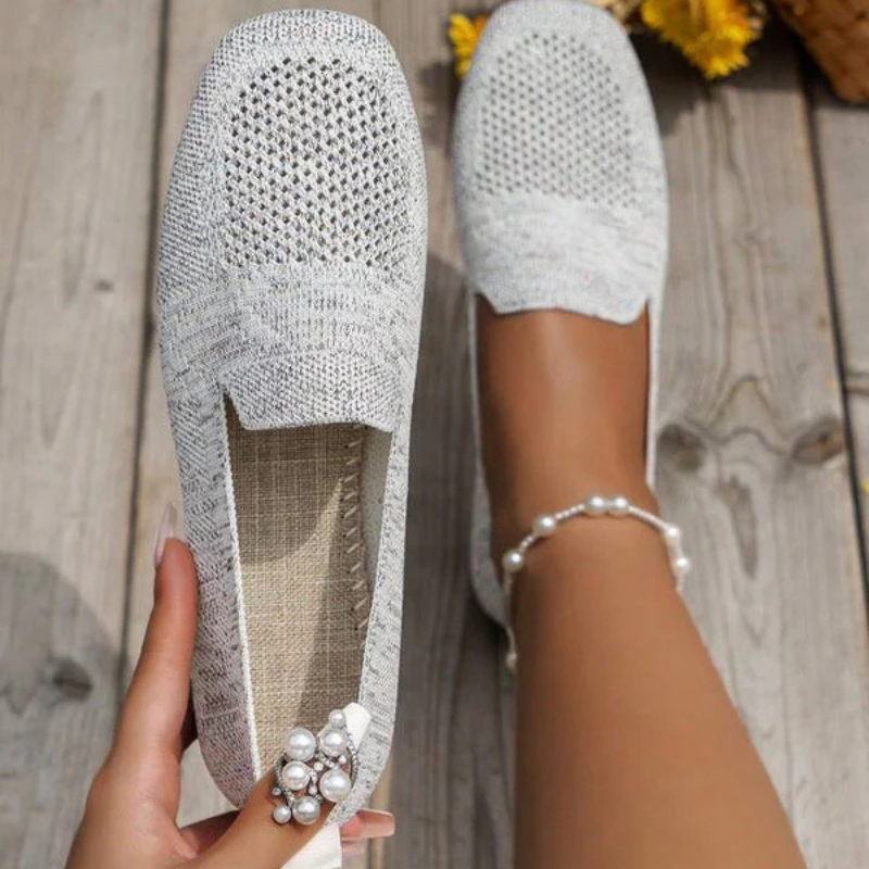 Knit Slip-On Loafers for Women