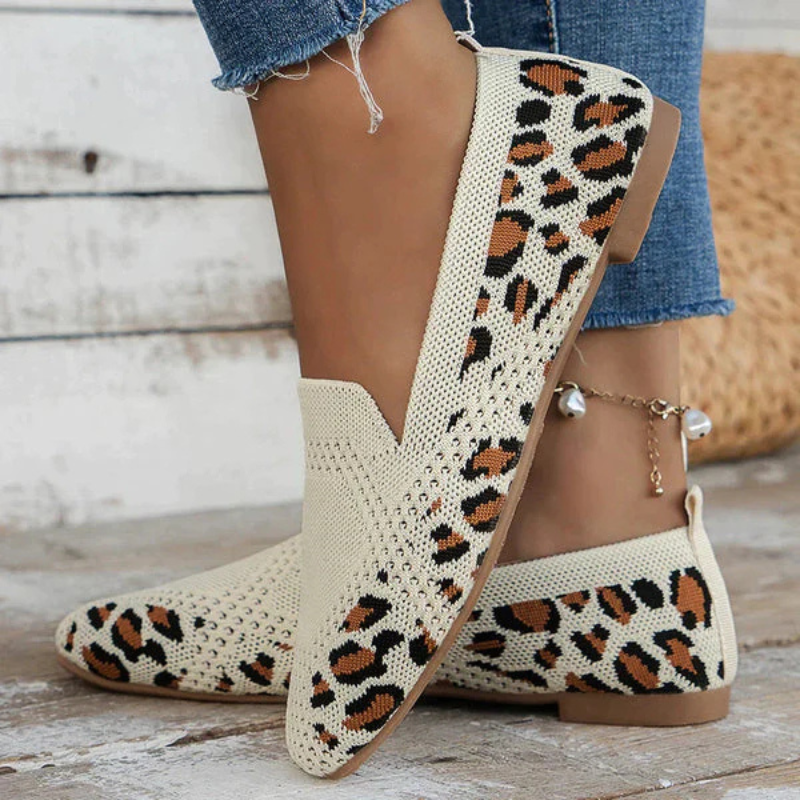Knit Slip-On Loafers for Women