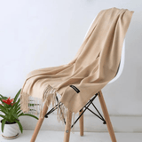 Sciarpa lavorata a maglia per donna