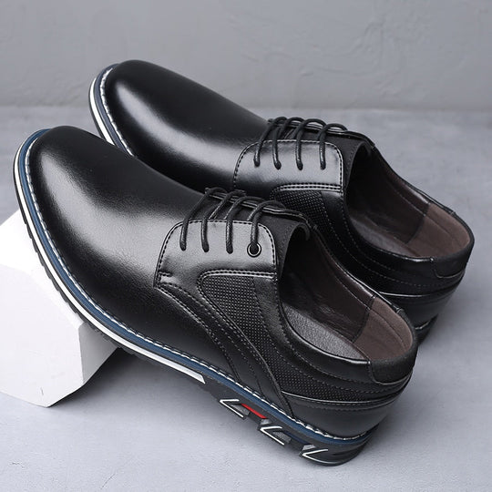 Lace-Up Dress Shoes Men - Structured Upper & Textured Outsole