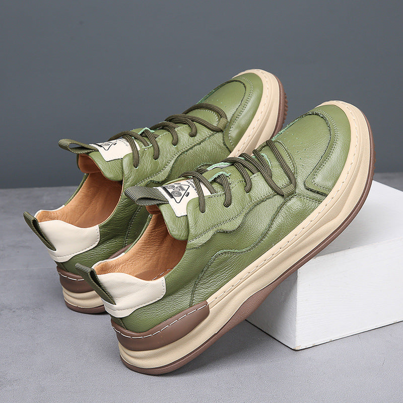 Lace-Up Low-Top Sneakers for Men