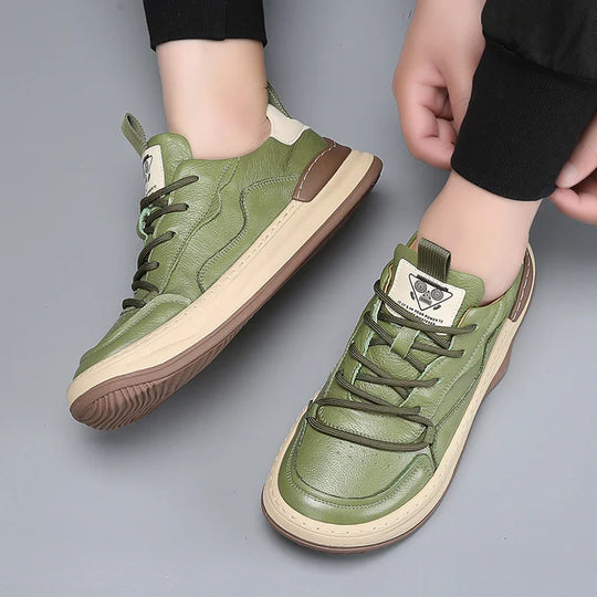 Lace-Up Low-Top Sneakers for Men