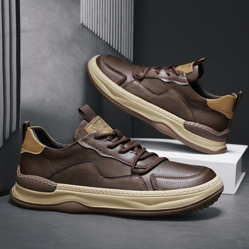 Lace-Up Low-Top Sneakers for Men