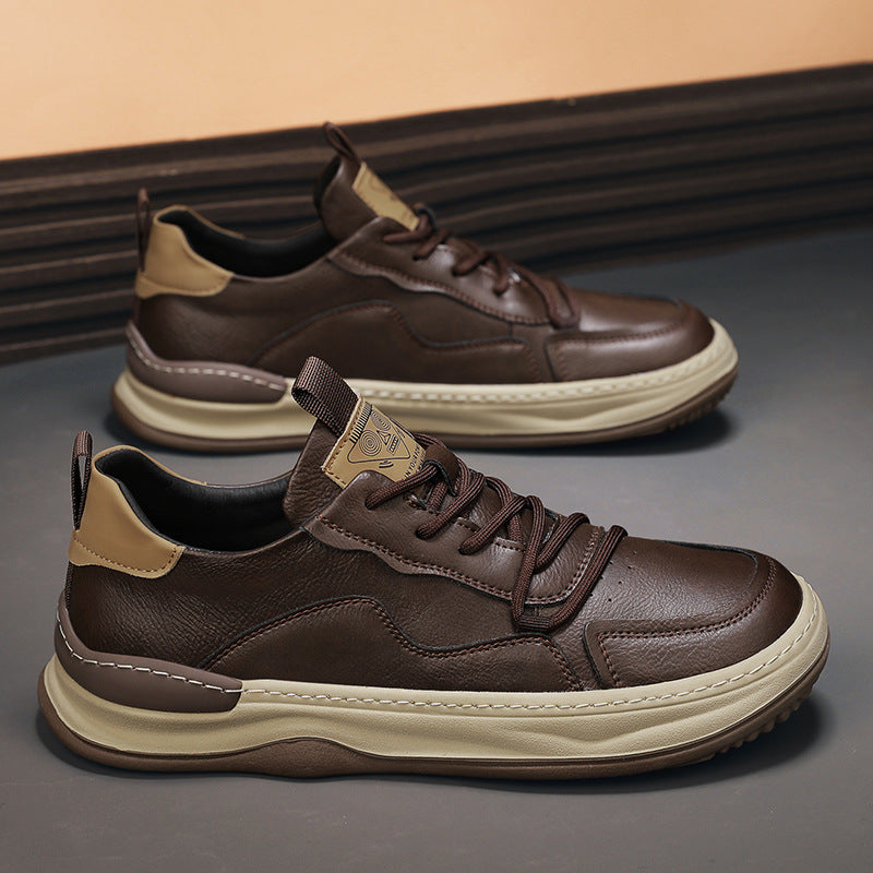Lace-Up Low-Top Sneakers for Men