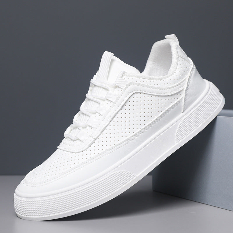 Lace-Up Sneakers Men - Patterned Upper & Low-Top Structure