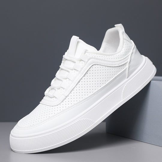 Lace-Up Sneakers Men - Patterned Upper & Low-Top Structure