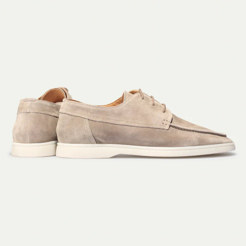 Lace-Up Loafers Men – Textured Upper & Rubber Outsole