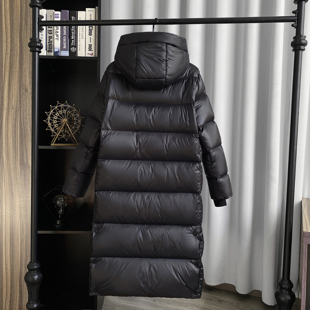 Long Padded Blend Winter Coat for Women