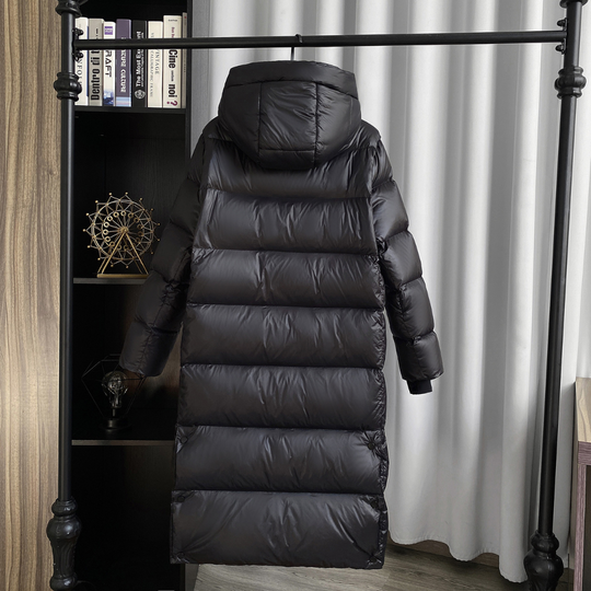 Long Padded Blend Winter Coat for Women