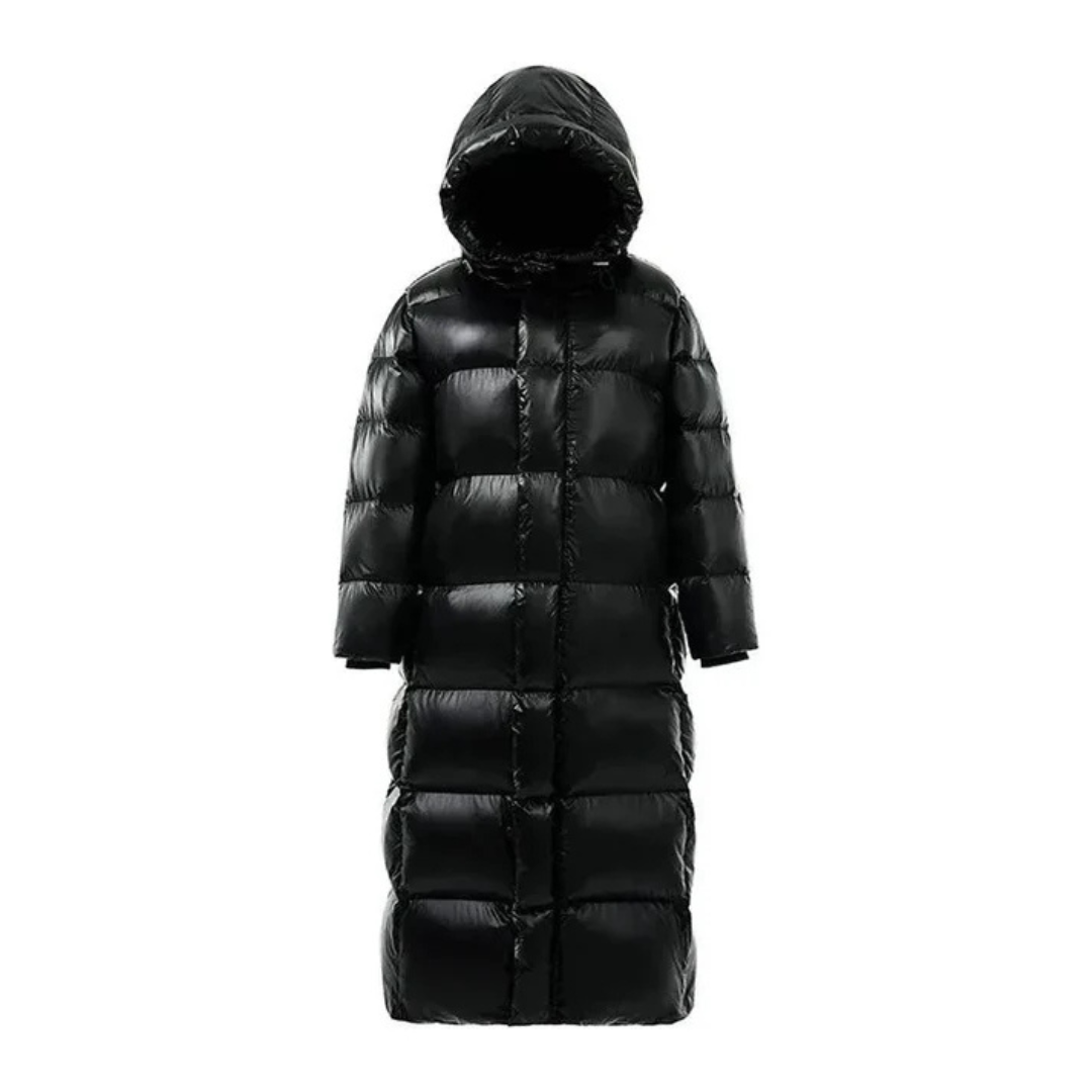 Long Padded Blend Winter Coat for Women