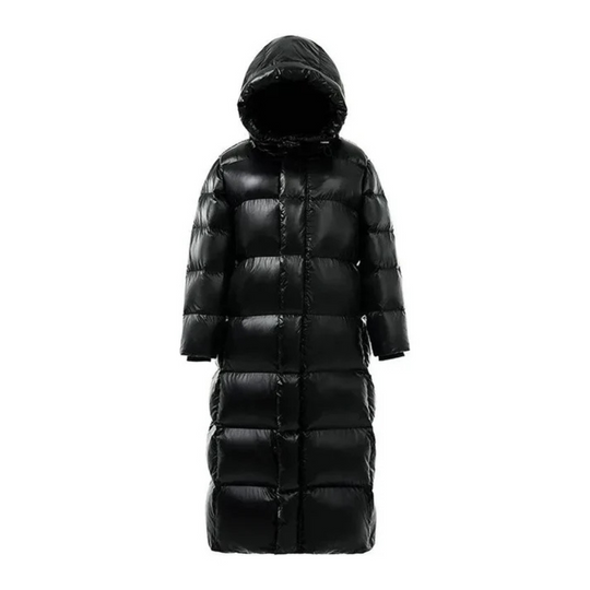 Long Padded Blend Winter Coat for Women
