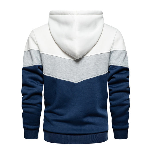 Long Sleeve Blend Hoodie with Hood for Men