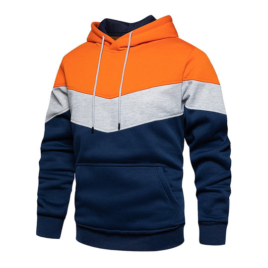 Long Sleeve Blend Hoodie with Hood for Men