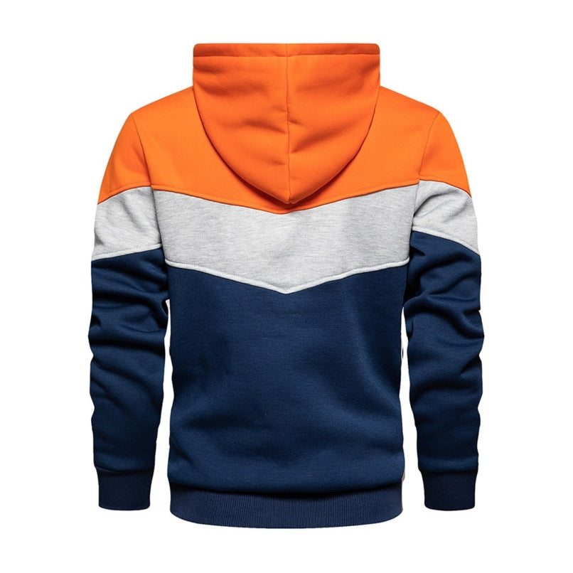 Long Sleeve Blend Hoodie with Hood for Men