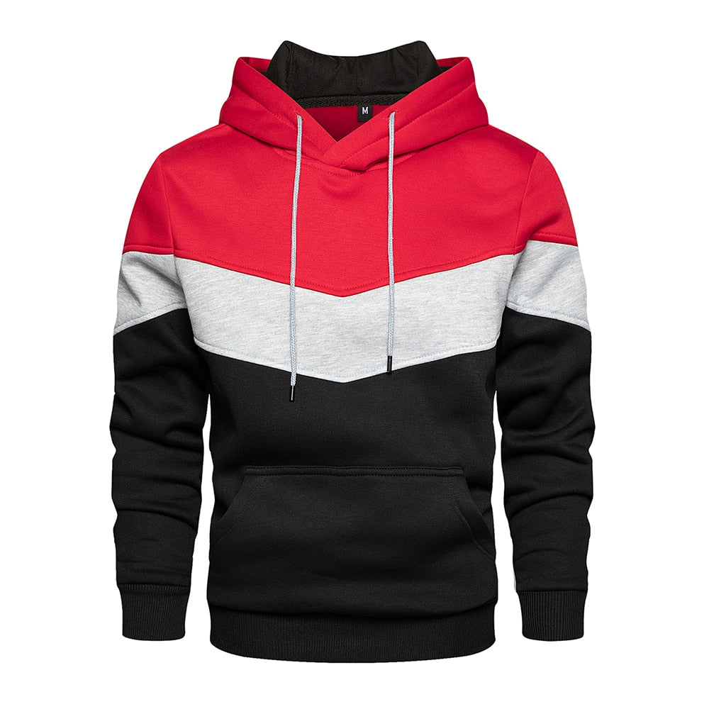 Long Sleeve Blend Hoodie with Hood for Men