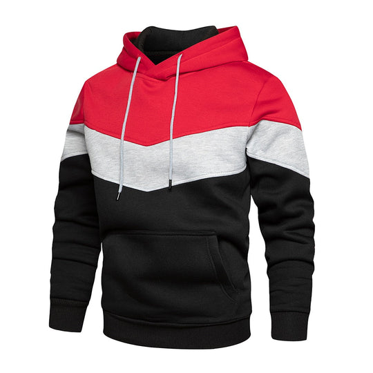 Long Sleeve Blend Hoodie with Hood for Men