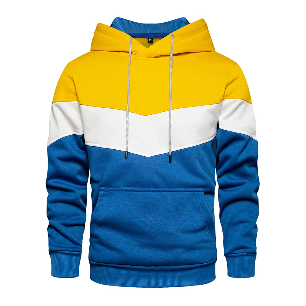 Long Sleeve Blend Hoodie with Hood for Men
