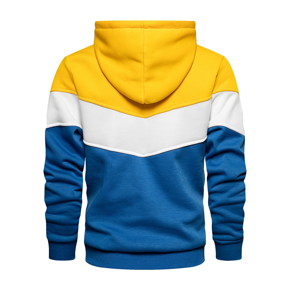 Long Sleeve Blend Hoodie with Hood for Men