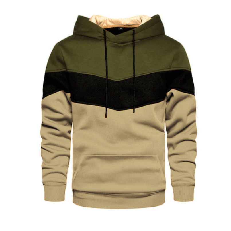 Long Sleeve Blend Hoodie with Hood for Men