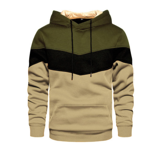 Long Sleeve Blend Hoodie with Hood for Men