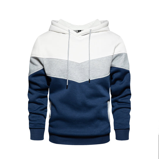 Long Sleeve Blend Hoodie with Hood for Men