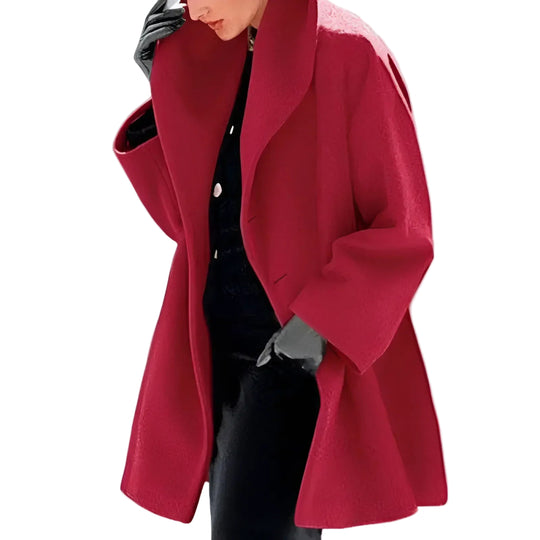 Long Trench Coat with Warming Lining for Women