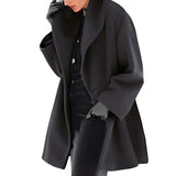Long Trench Coat with Warming Lining for Women