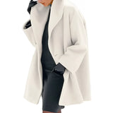 Long Trench Coat with Warming Lining for Women