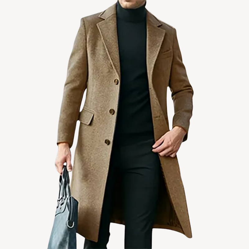 Manteau d'hiver long pour homme | Classique