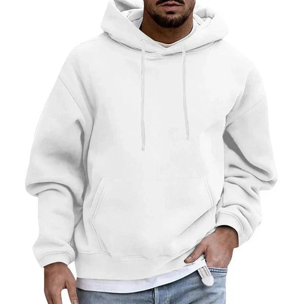 Loose Fit Pocket Hoodie for Men