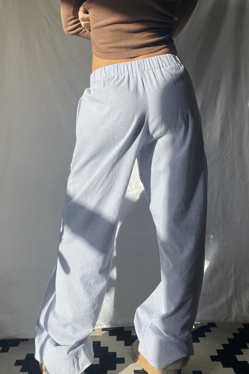 Lounge Trousers Women - Textile Blend with Elastic Waistband