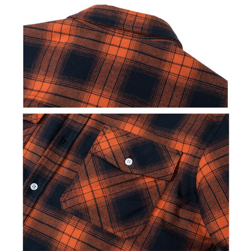 Men's Fleece-Lined Checkered Jacket | Warm Winter Outerwear