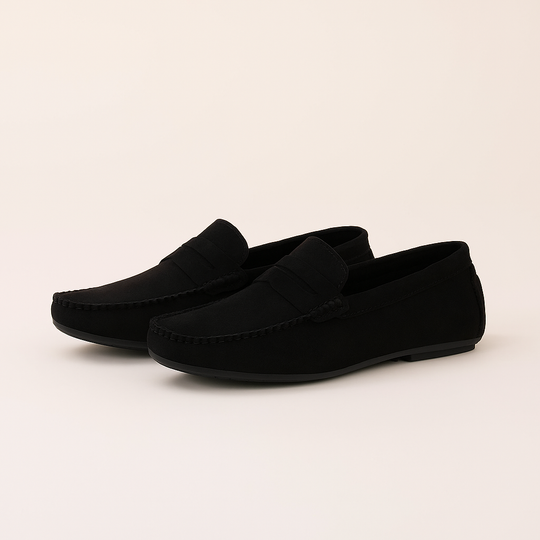 Slip-On Loafers for Men - Textured Upper
