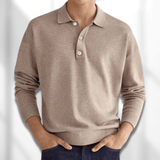 Men's Long Sleeve Classic Polo Shirt