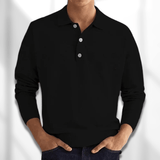 Men's Long Sleeve Classic Polo Shirt