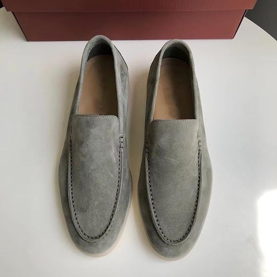 Slip-On Loafers Men – Textured Upper & Contrast Outsole