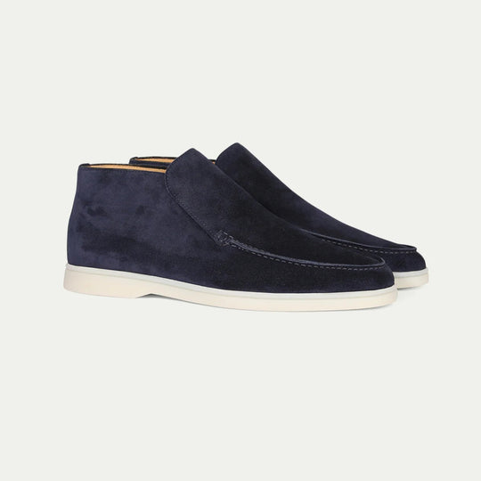 Men's Suede Ankle Boots | Slip-On