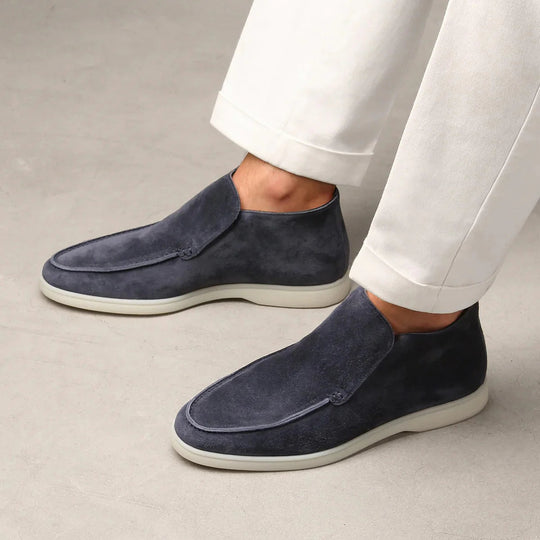 Men's Suede Ankle Boots | Slip-On