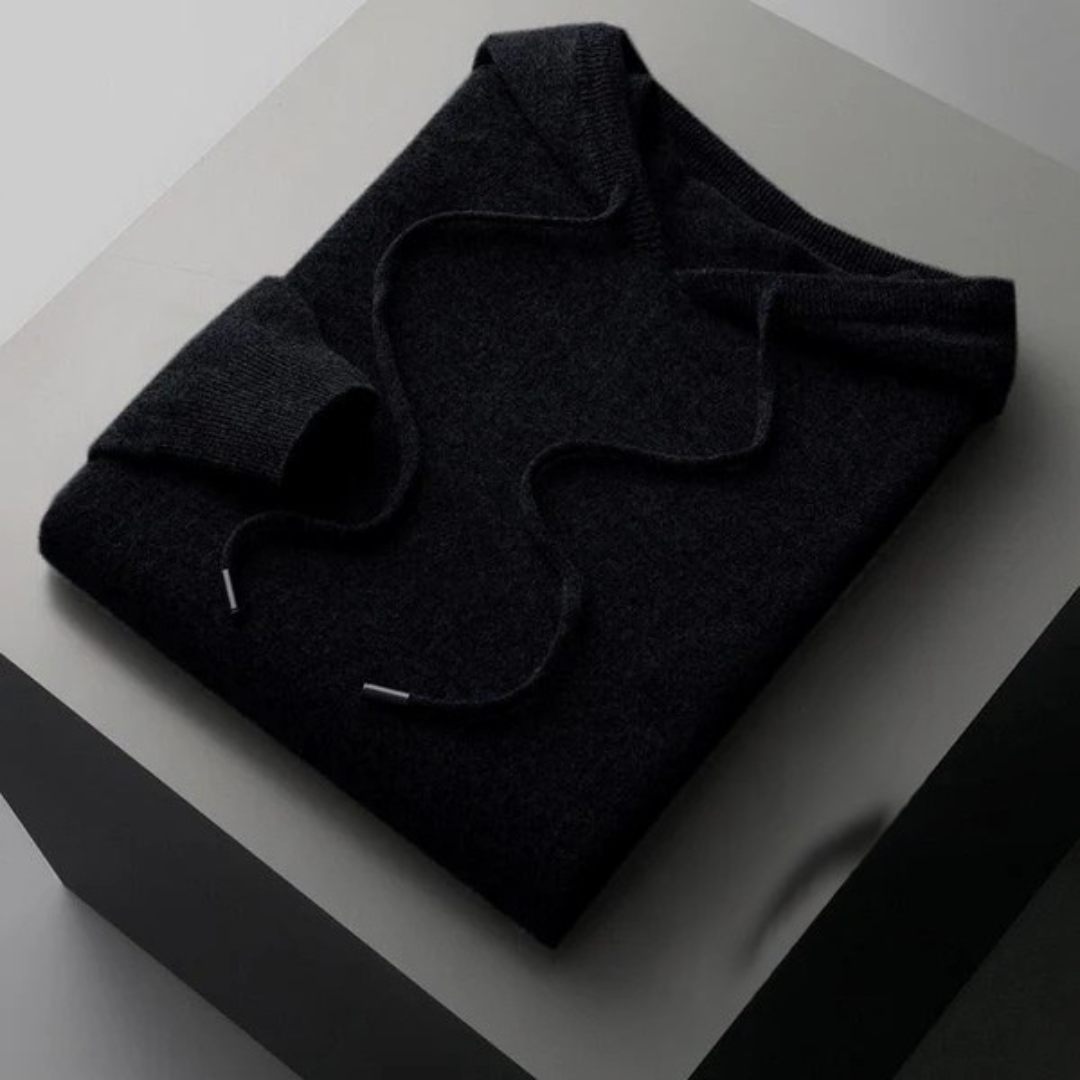 Minimalist Drawstring Hoodie for Men