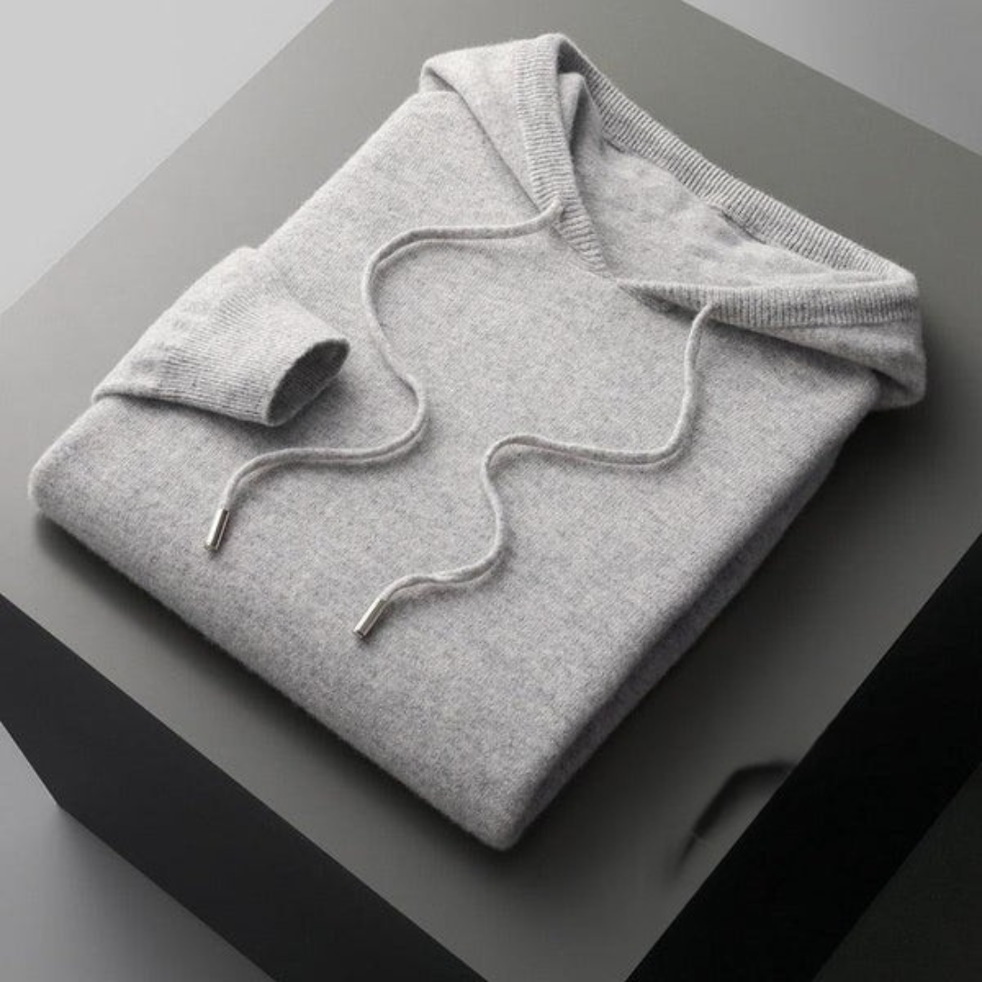 Minimalist Drawstring Hoodie for Men