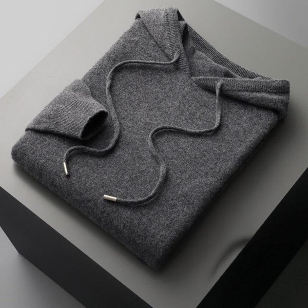 Minimalist Drawstring Hoodie for Men