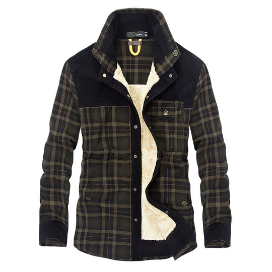 Plaid Winter Jacket for Men