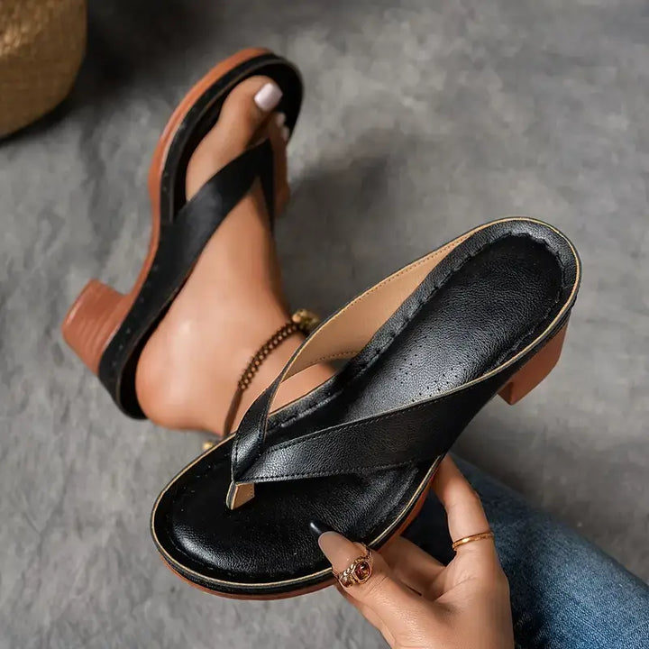Platform Thong Heel Sandals for Women
