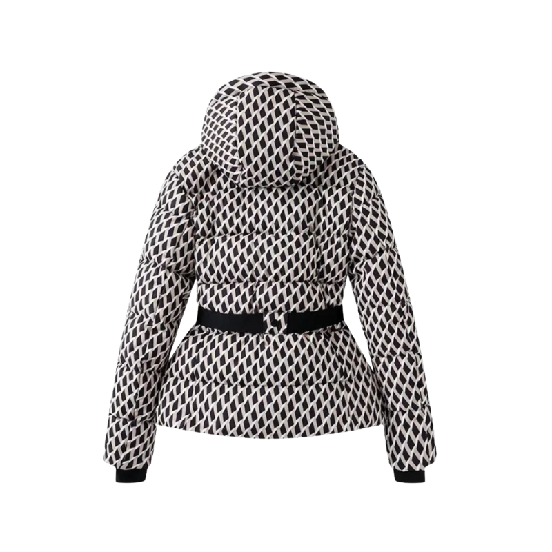 Quilted Belted Puffer Jacket for Women