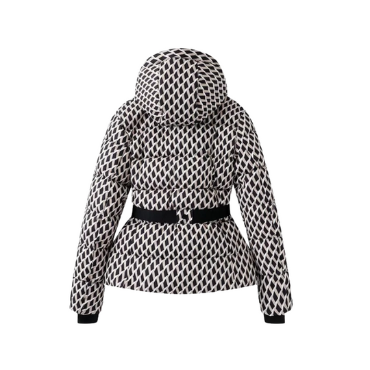 Quilted Belted Puffer Jacket for Women