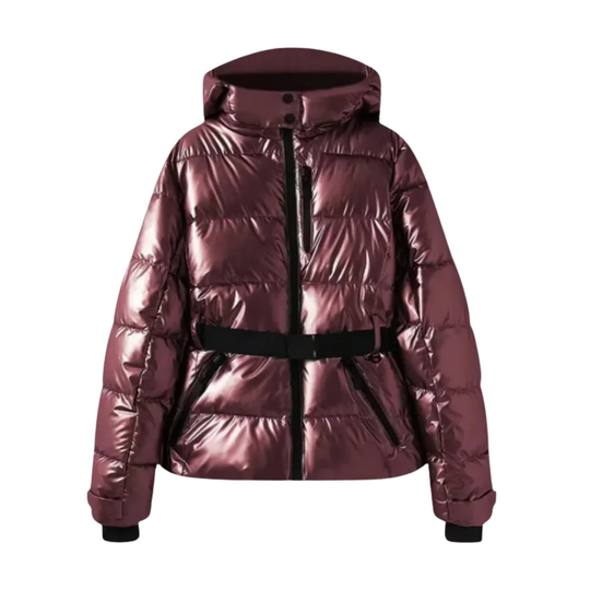 Quilted Belted Puffer Jacket for Women