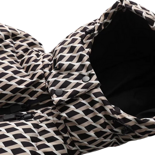 Quilted Belted Puffer Jacket for Women