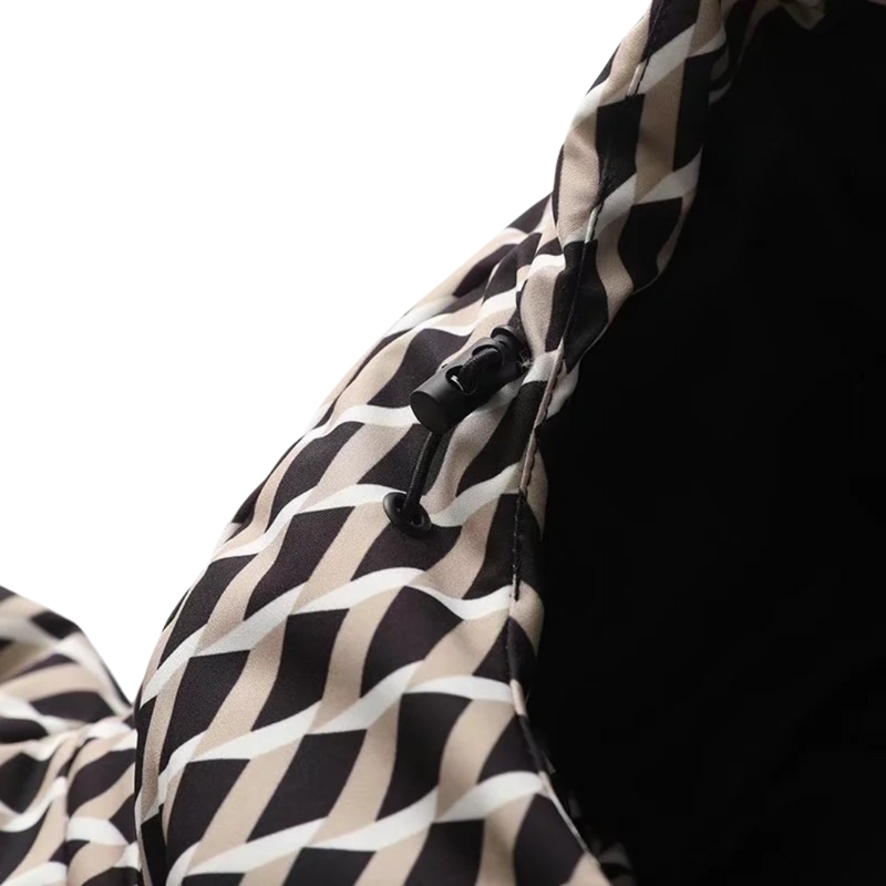 Quilted Belted Puffer Jacket for Women